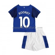 Billige Fotballdrakter Everton Barn 2017-18 Wayne Rooney 10 Hjemme Draktsett Fotball Kortermet..